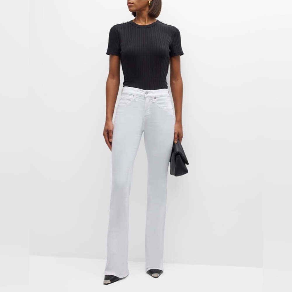 Veronica Beard Beverly‎ skinny flare white jeans size 32/14